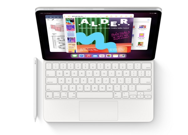 Kết hợp với Magic Keyboard cho trải nghiệm làm việc hoàn hảo như chiếc MacBook Pro 